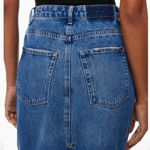 Ksubi Denim Midi Skirt - Women’s Size 25 - Picture 2 of 6